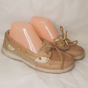 SPERRY TAN SLIP ON WOMAN'S LOAFERS SZ 7 PRE-OWNED